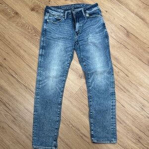 American Eagle Outfitters Men's Denim Slim Straight Jeans